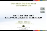 Serwis fabryczny Serwis fabtczn Sotralentz · 2015. 6. 8. · Obok oczyszczalni, zbiorników na wodę deszczową i olej opałowy, w ofercie Sotralentz jest również szeroka gama