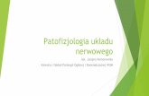 Patofizjologia układu nerwowego · 2021. 7. 10. · Objawy oponowe c.d. Objaw Flataua Karkowo-mydriatyczny - rozszerzenie źrenic przy próbie pochylenia głowy w kierunku klatki