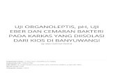 D AR I KIOS D I BANY U WANG I P AD A KAR KAS Y ANG D IISOL …repository.unair.ac.id/107263/2/Turnitin.pdf · 2021. 5. 20. · Parameter Uji Escherichia coli Mikrobiologi Salmonella