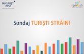 Sondaj TURIȘTI STRĂINI2 8% 8% 8% 8% 7% 6% 5% 5% 5% 4% 4% 4% 3% 3% 3% 3% 3% 2% 2% REGATUL UNIT ITALIA GERMANIA USA FRANTA TURCIA ISRAEL POLONIA SPANIA GRECIA OLANDA AUSTRIA BELGIA