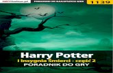 Harry Potter i Insygnia Śmierci - Helion · 2016. 12. 2. · Harry Potter i Insygnia Śmierci – część 2 – Poradnik GRY-OnLine Strona: 4 W dziale dotyczącym dodatków zdradzamy