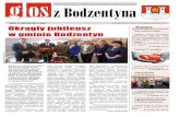 Rok wielkich zmian w gminie Bodzentyn...wszelkich marzeń. Gospodarz MiG Bodzentyn dodał również, że tak okrągły jubileusz jest dla wszystkich mieszkańców powodem do dumy: