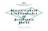 Krzysztof Urbański Joshua Bell - NDR...GYÖRGY LIGETI (1923 – 2006) Atmosphères für großes Orchester Entstehung: 1961 | Uraufführung: Donaueschingen, 22. Oktober 1961 | Dauer: