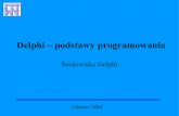 Środowisko Delphipracownicy.uwm.edu.pl/wojsob/pliki/publikacje/rad-01.pdf · 2017. 6. 20. · Delphi - jest to zintegrowane środowisko programowania wizualnego firmy Borland (),