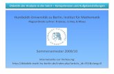 Humboldt-Universität zu Berlin, Institut für Mathematikdidaktik1.mathematik.hu-berlin.de/files/vol2.pdf · 2016. 7. 14. · Didaktik der Analysis in der Sek II –Kompetenzen und