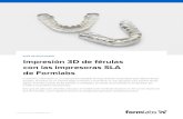 GUÍA DE APLICACIÓN Impresión 3D de férulas con las impresoras SLA de Formlabs · FORMLABS: Impresión 3D de férulas con las impresoras SLA de Formlabs 3 1. Escaneado Para realizar