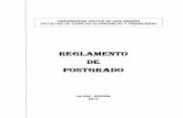 REGLAMENTO DE POSTGRADO - UMSA