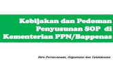 Kebijakan dan Pedoman Penyusunan SOP di Kementerian PPN ...