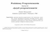 Podstawy programowania - kcir.pwr.edu.pl