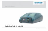 Instrukcja obsługi drukarki etykiet MACH 4S