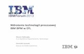 Wdrożenie technologii procesowej IBM BPM w EFL