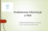 Podstawowe informacje o PAN