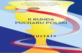 II RUNDA PUCHARU POLSKI - pzss.org.pl