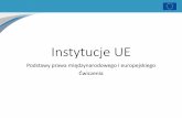 Instytucje UE - Uniwersytet Wrocławski