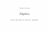 Algebra - Uniwersytet Śląski