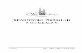KRAKOWSKI PRZEGLAD NOTARIALNY - kin.pl