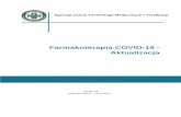 Farmakoterapia COVID-19 - Aktualizacja
