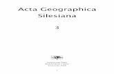 Acta Geographica Silesiana
