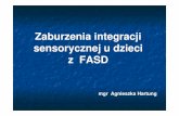 Zaburzenia integracji sensorycznej u dzieci z FASD