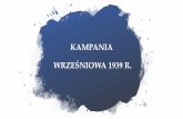 KAMPANIA WRZEŚNIOWA 1939 R.