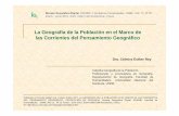 La Geografía de la Población en el Marco de las Corrientes ...