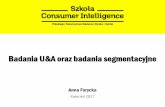 Badania U&A oraz badania segmentacyjne