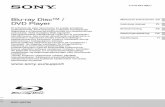 Blu-ray Disc™ / DVD Player Instrukcja obsługi