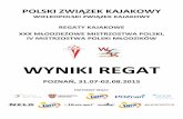 WYNIKI REGAT - wzkaj.poznan.pl