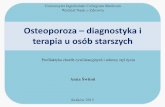 Osteoporoza diagnostyka i - utw.uj.edu.pl