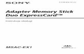 Adapter Memory Stick Duo ExpressCard™