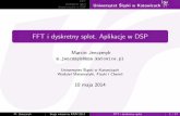FFT i dyskretny splot. Aplikacje w DSP