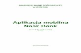 Aplikacja mobilna Nasz Bank - mbsgizycko.pl