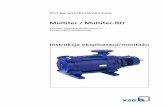 Pompa wysokociśnieniowaMultitec / Multitec-RO - Pompy KSB