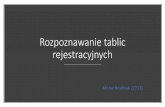 Rozpoznawanie tablic rejestracyjnych - zsk.ict.pwr.wroc.pl