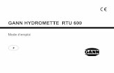 GANN HYDROMETTE RTU 600
