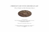 ORIGO GENTIS ROMANAE - roman-emperors.org
