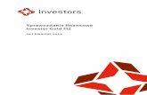 Sprawozdanie ﬁnansowe Investor Gold FIZ