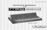 Moog Minimoog Service Manual - FDISKC.COM
