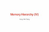 Memory Hierarchy (IV)