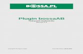 Plugin bossaAB – Podręcznik użytkownika