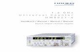 1.6 GHz Universal Counter HM8021-4