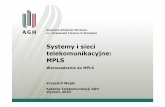 Systemy i sieci telekomunikacyjne: MPLS