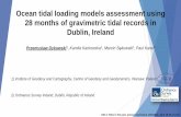 Ocean tidal loading models assessment using 28 months of ...