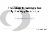 Thordon Bearings for Hydro Applications