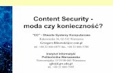 Content Security - moda czy konieczność - CC