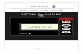 Instrukcja obslugi ESTYMA control M RS RS 420