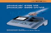 photoLab 6100 VIS photoLab 6600 UV-VIS - WTW