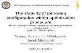 The stability of join-wing configuration within ...