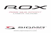 ROX 12.0 SPORT USER GUIDE - Sigma Sport