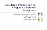 Professeur Christian Chidiac UFR Lyon Sud Novembre 2008